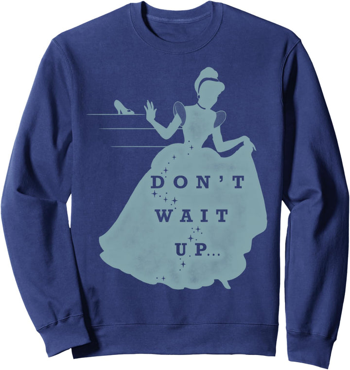 Disney Cinderella Don't Wait Up Silhouette Fill Sweatshirt
