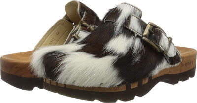 Woody Lukas Herren Clogs, 49 EU Mehrfarbig Natur