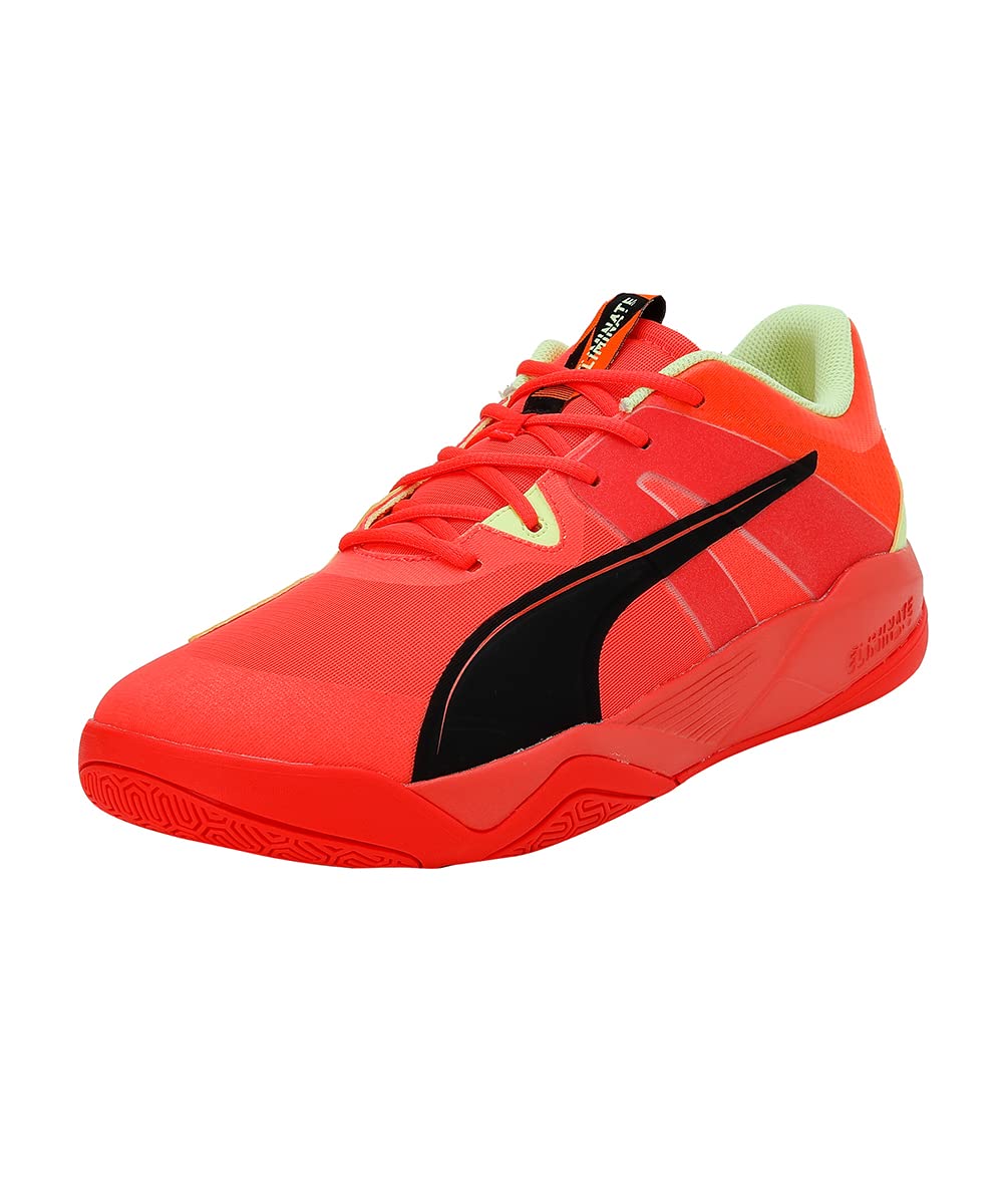 PUMA Herren Eliminate Pro Ii Hallenturnschuh 46 EU Red Blast Fast Yellow Puma Black, 46 EU Red Blast