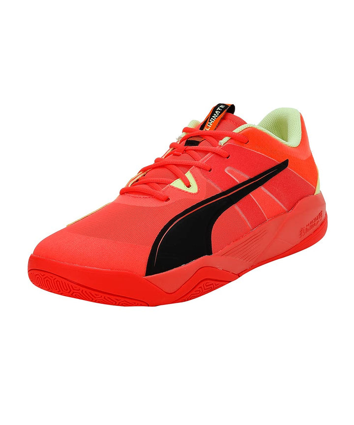 PUMA Herren Eliminate Pro Ii Hallenturnschuh 46 EU Red Blast Fast Yellow Puma Black, 46 EU Red Blast