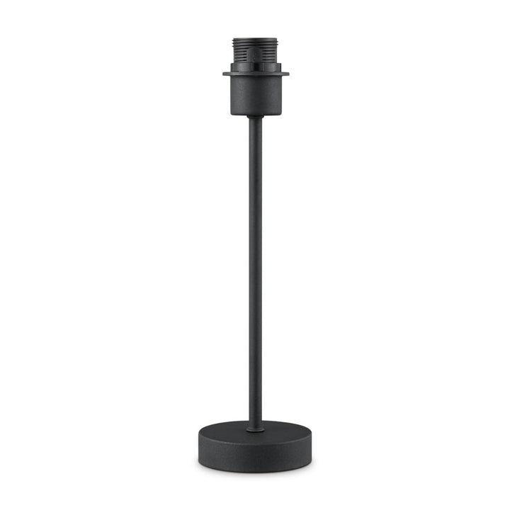 Home Sweet Home E27-Tischlampensockel | Moderne Nachttischlampe in Schwarz | Kann mit Lampenschirm k