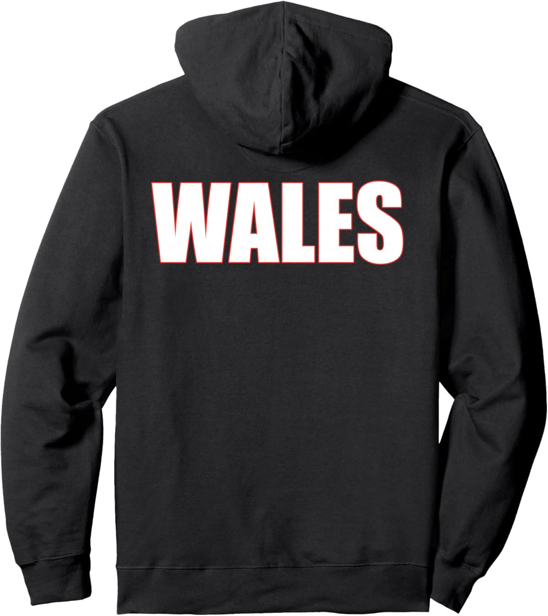 Wales Rugby-Trikot Walisisch Rugby 2-seitige Pullover Hoodie