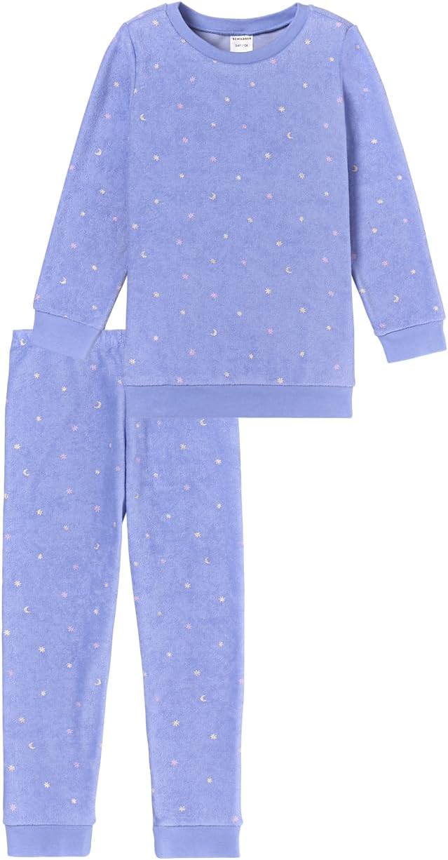 Schiesser Mädchen Kids Langer Schlafanzug Cat Zoe - 179965 92 Flieder_181829, 92 Flieder_181829