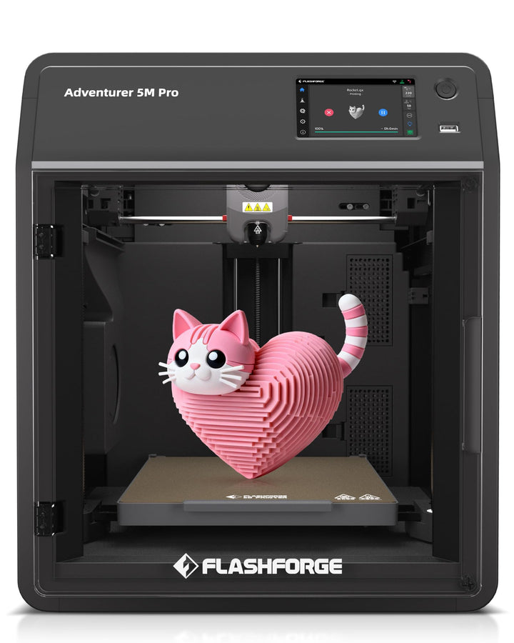 FLASHFORGE Adventurer 5M Pro 3D Drucker,600mm/s Hochgeschwindigkeitsdruck,3D-Druckmaschinen Automati