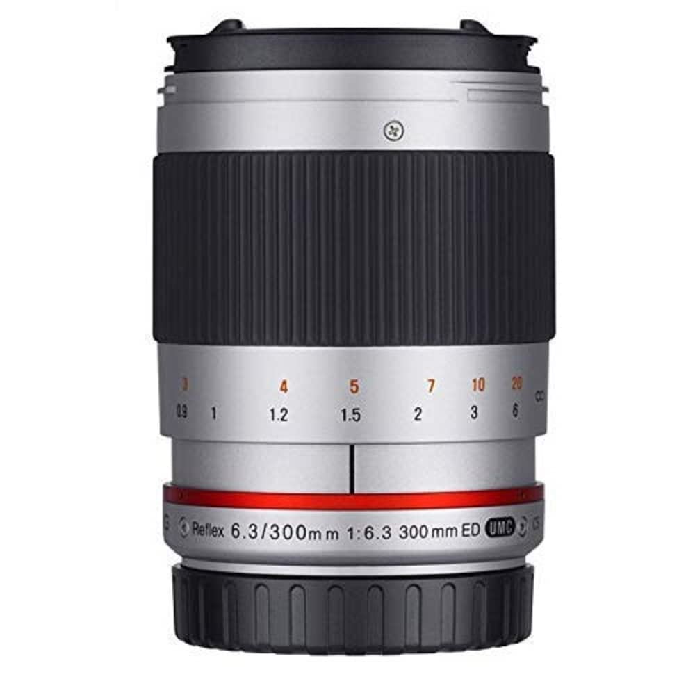 Samyang 300mm F6.3 Objektiv für Anschluss Sony E - silber silber Sony E, silber Sony E