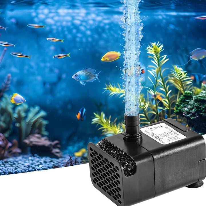 kleine Tauchpumpe, 2m Schlauch &amp; Rückschlagventil, 220L/h kondensatpumpe mit 3 Filterschwamm, 12V Aq