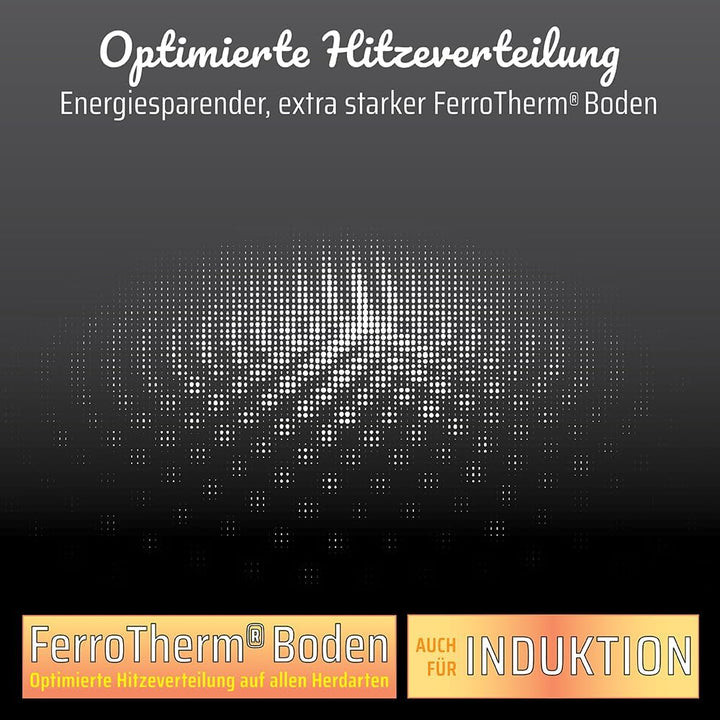 GSW 167826 Easy Click Wokpfanne mit abnehmbarem Griff, Aluminium, schwarz - ⌀28 cm