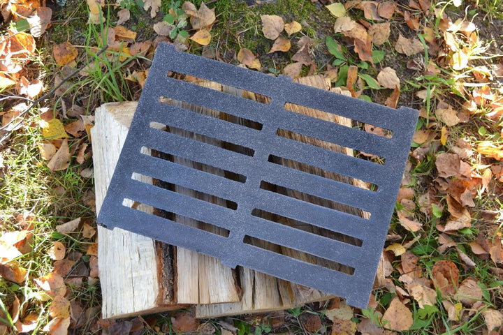 SEZAM 36 x 26 cm Gussrost Ofenrost Ascherost Gussrost verschiedene Durchmesser, Kaminrost passend Ka