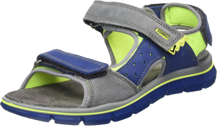 PRIMIGI Herren Tevez Durchgängies Plateau Sandalen, Bluette Grigio