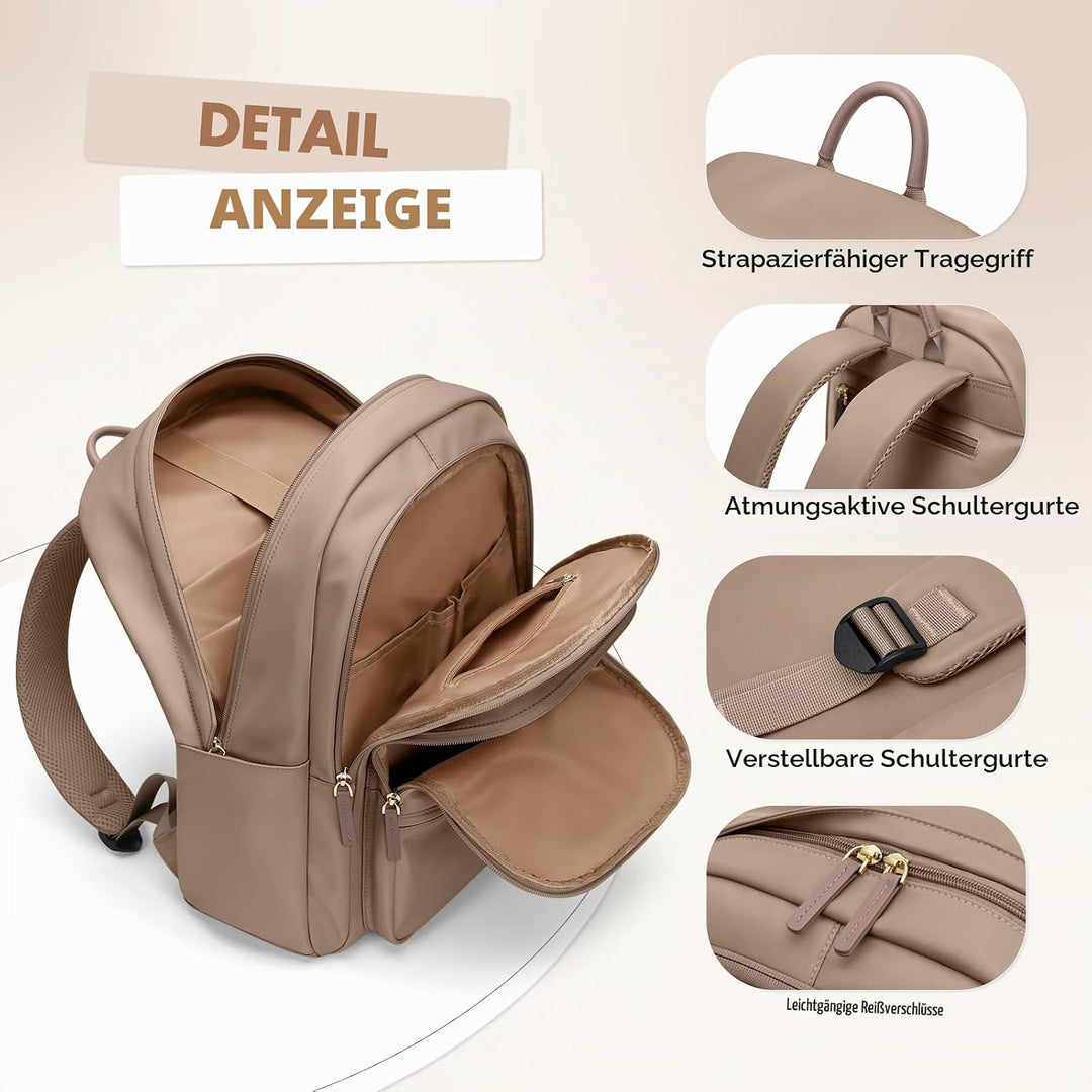 GOLF SUPAGS Gross Arbeitsrucksack Damen, Wasserdicht Laptop Rucksack mit Laptopfach, Multifunktional