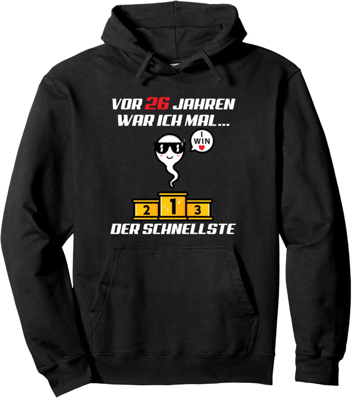 Jungen Geburtstagsgeschenk 26 Jahre Bday Outfit Pullover Hoodie