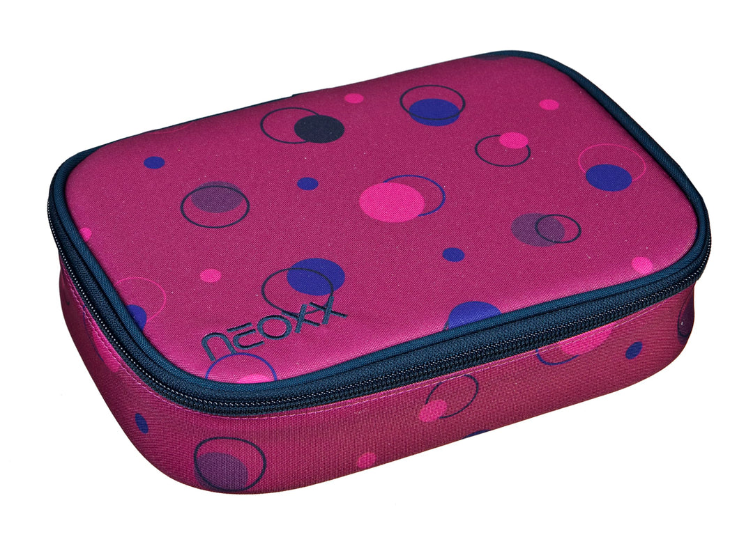 neoxx - Schlamperbox Dunk Bubble me Around – aus recycelten PET-Flaschen – Platz für EIN Geodreieck