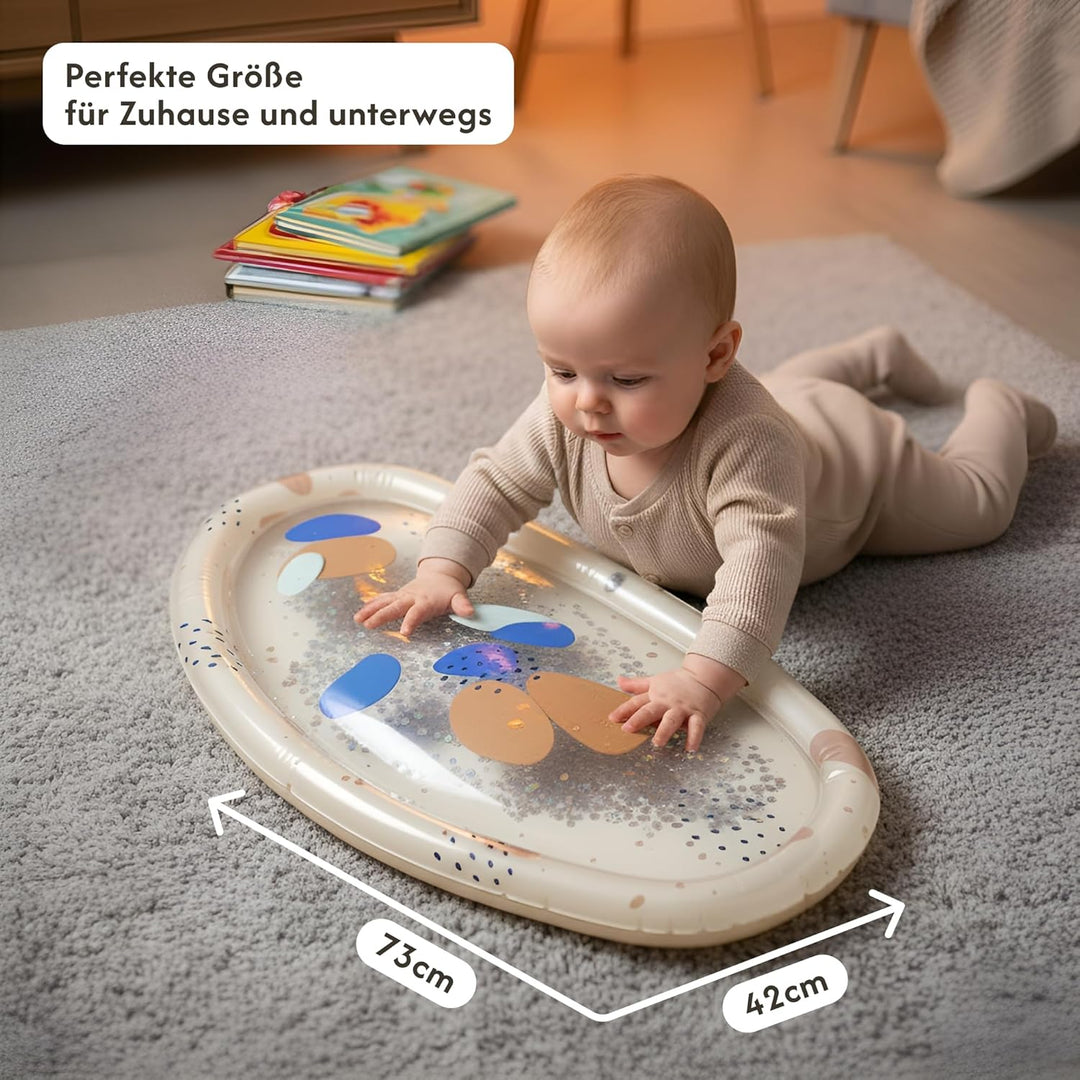 Hakuna Matte Wassermatte Baby 73x42cm – Tummy Time Wassermatte ab 3, 6 & 9 Monate, Sensorik Spielzeu
