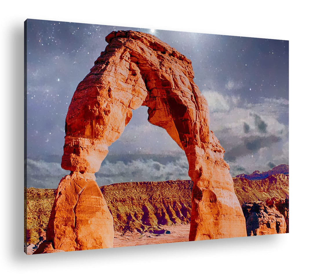 deyoli Grand Canyon Format: 100x70 als Leinwandbild, Motiv fertig gerahmt auf Echtholzrahmen, Hochwe