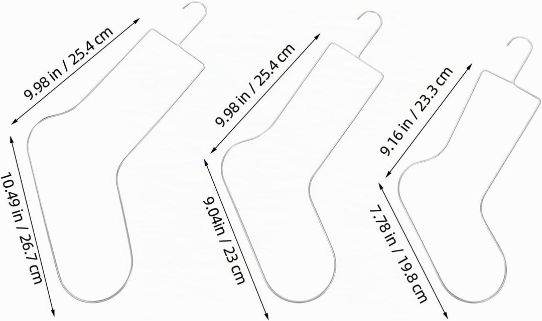 Angoily 6 Stück Metall Sockenspanner Für Strick- Und Häkelstrümpfe Formstabiler Sockentrockner Und D