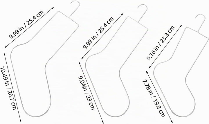 Angoily 6 Stück Metall Sockenspanner Für Strick- Und Häkelstrümpfe Formstabiler Sockentrockner Und D