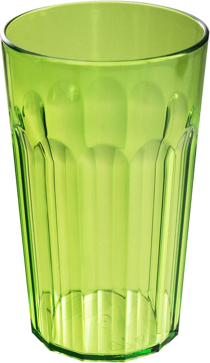Melamin Camping Geschirrset für 4 Personen 20 Teile mit Bunt 630ml modernes 20 Teile - Trinkglas Bun