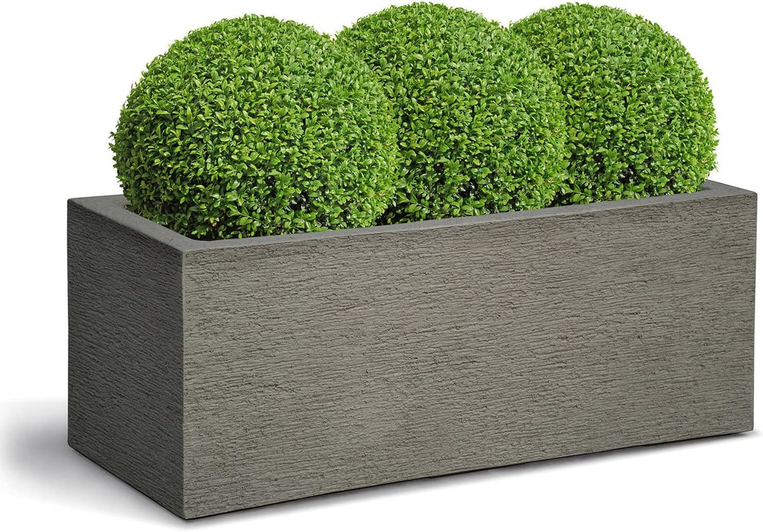 ESCHBACH® Pflanzkübel Box 80 Macchiato Grau Rechteckig * 80 x 30 x 30 cm * 10 Jahre Garantie 80x30x3