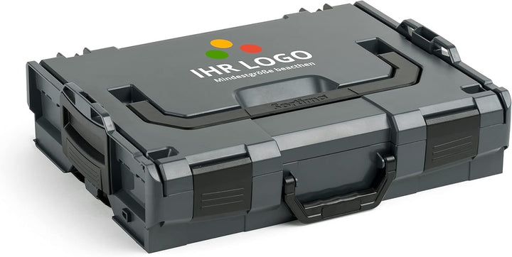 Bosch Sortimo L-Boxx 102 Werkzeugkoffer-Set Anthrazit anpassbar mit Ihrem Logo | bestückt mit L BOXX