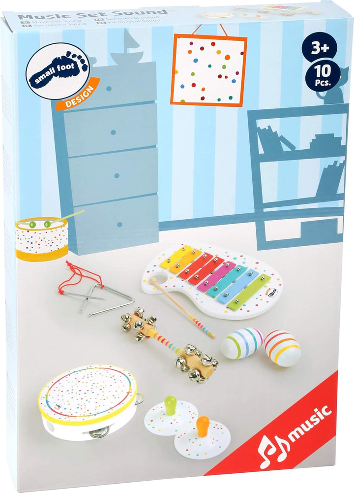 small foot Musik-Set "Sound", Musikinstrumente für Kinder, aus Holz, ab 3 Jahren. Art-Nr. 10383, Mus