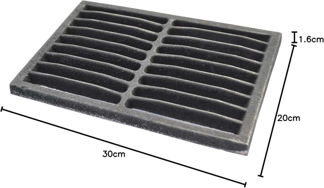 SEZAM 30 x 20 cm (29,7x19,8cm) Gussrost Ofenrost Ascherost Gussrost verschiedene Durchmesser, Kaminr