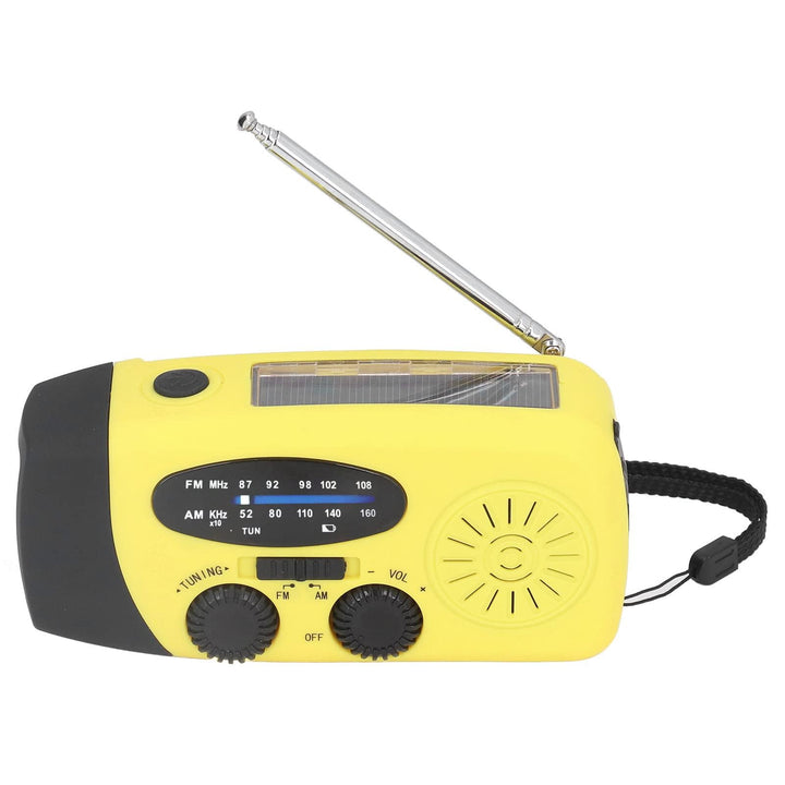 Solarradio, IPX3 Wasserdicht Handkurbel Solarradio, Kurbelradio, Radio Laterne, Multifunktionale Tra