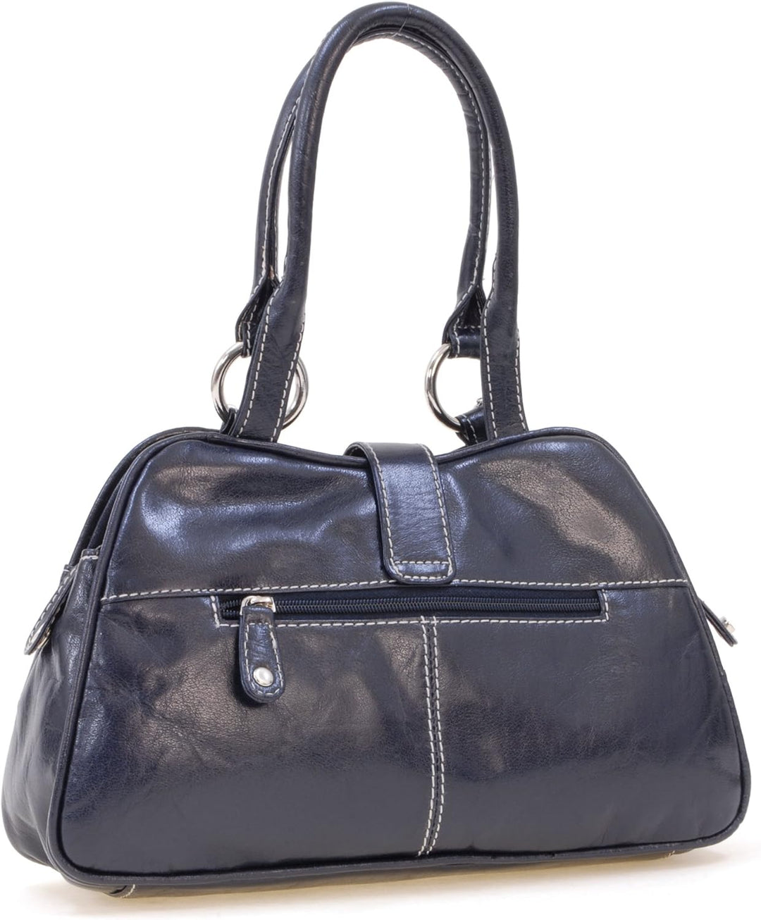 Catwalk Collection Handbags - Leder - Umhängetasche/Henkeltasche - Handtasche mit Schultergurt/Schul