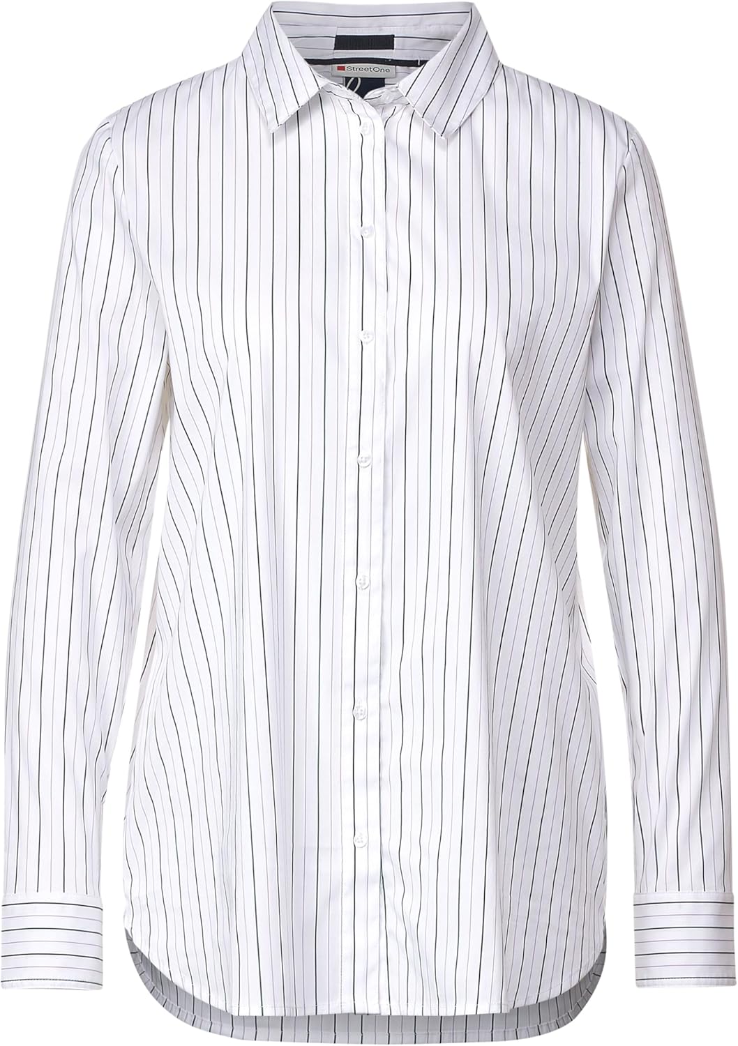 Street One Damen Office Longbluse 38 Weiss, 38 Weiss