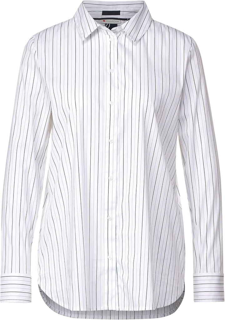 Street One Damen Office Longbluse 38 Weiss, 38 Weiss