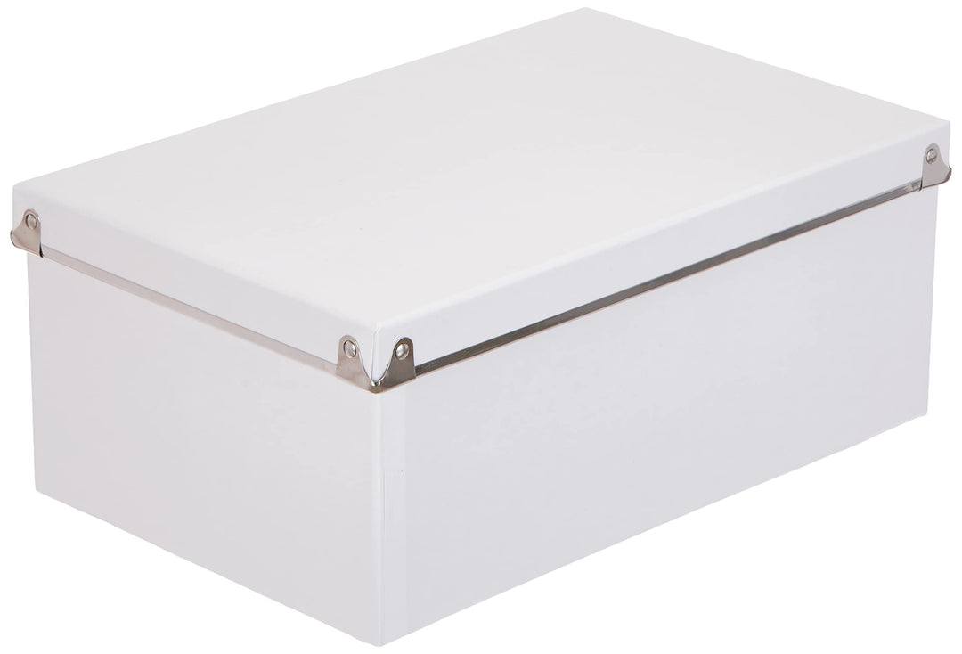 Zeller 17951 Boxen-Set, 5-tlg., Pappe, weiss, 1 - Pack, Weiss