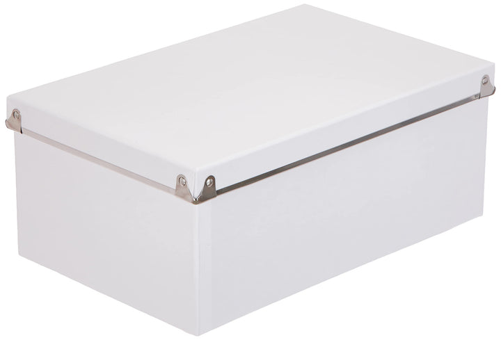 Zeller 17951 Boxen-Set, 5-tlg., Pappe, weiss, 1 - Pack, Weiss