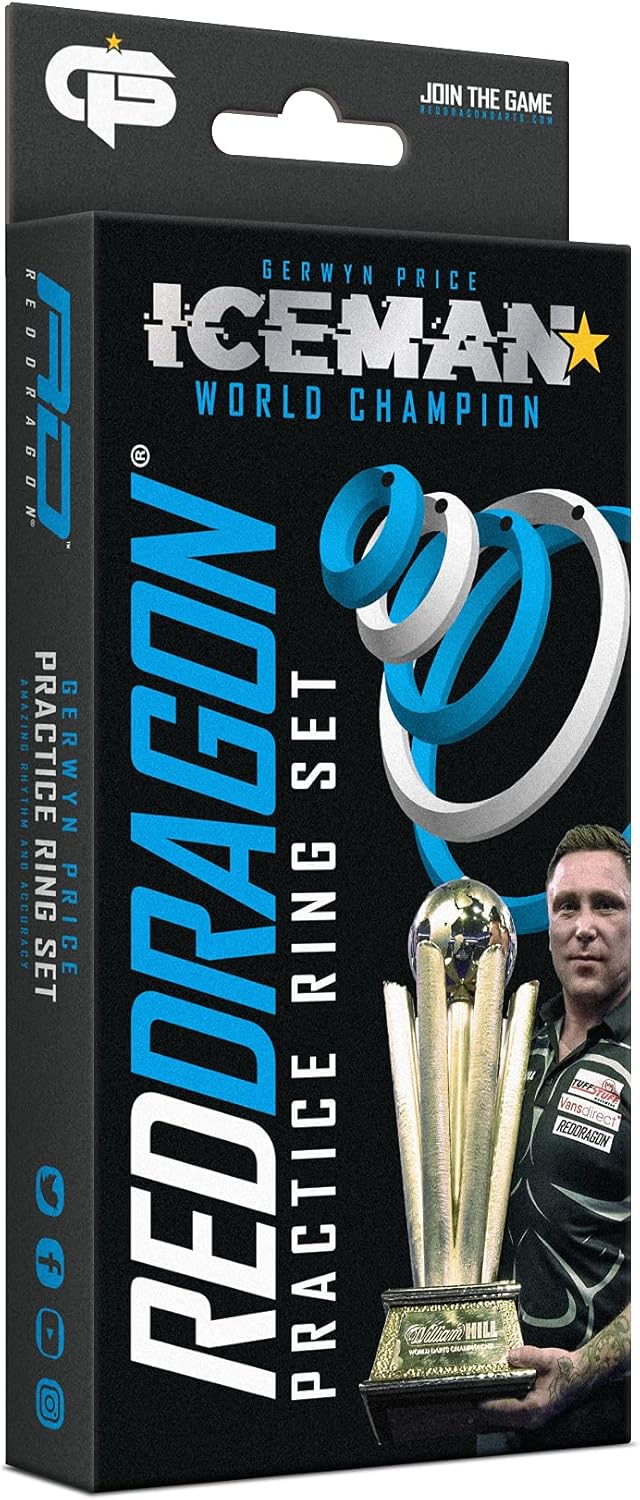 Red Dragon Gerwyn Price Iceman Exclusive and Official Darts Practice Rings