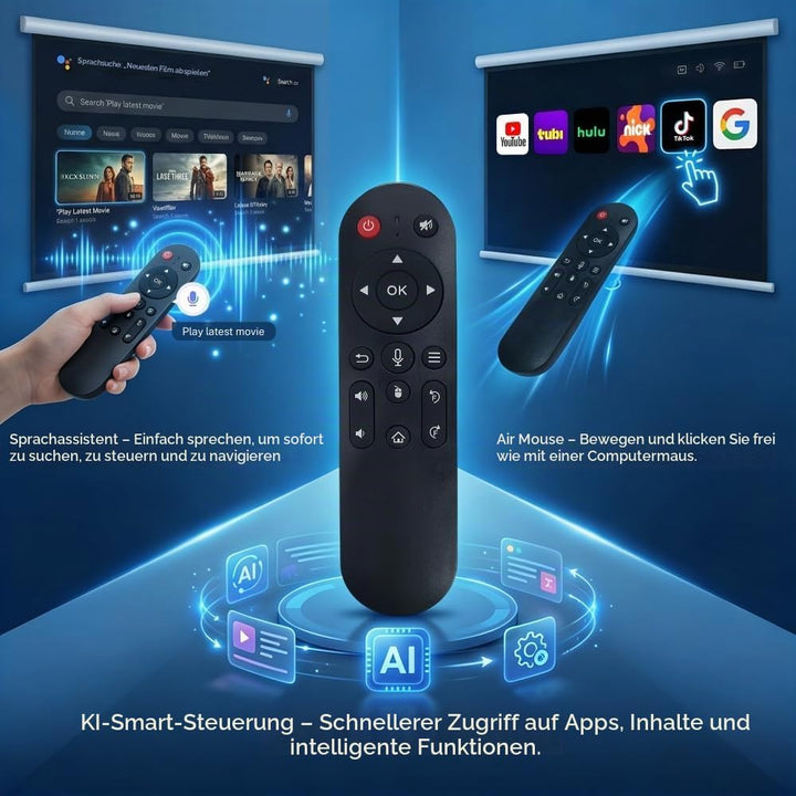 2000 ANSI Lumen Native 1080P Smart Mini Beamer mit Android 14
