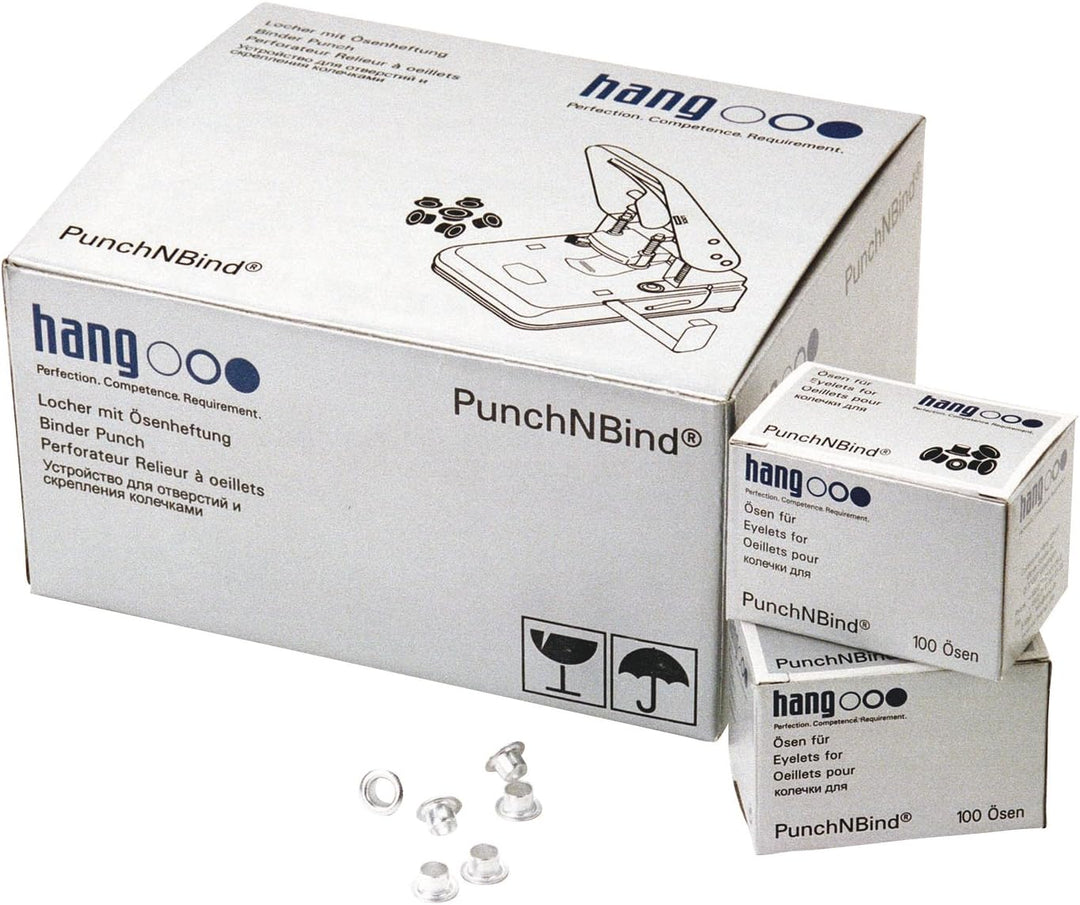 PunchNBind - Locher mit Ösenheftung, Ein Gerät -zwei Funktionen - erst lochen, dann Ösen