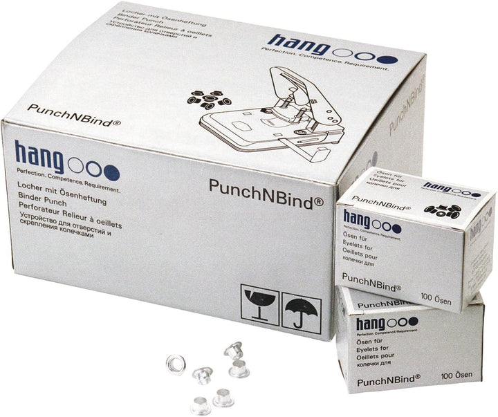 PunchNBind - Locher mit Ösenheftung, Ein Gerät -zwei Funktionen - erst lochen, dann Ösen