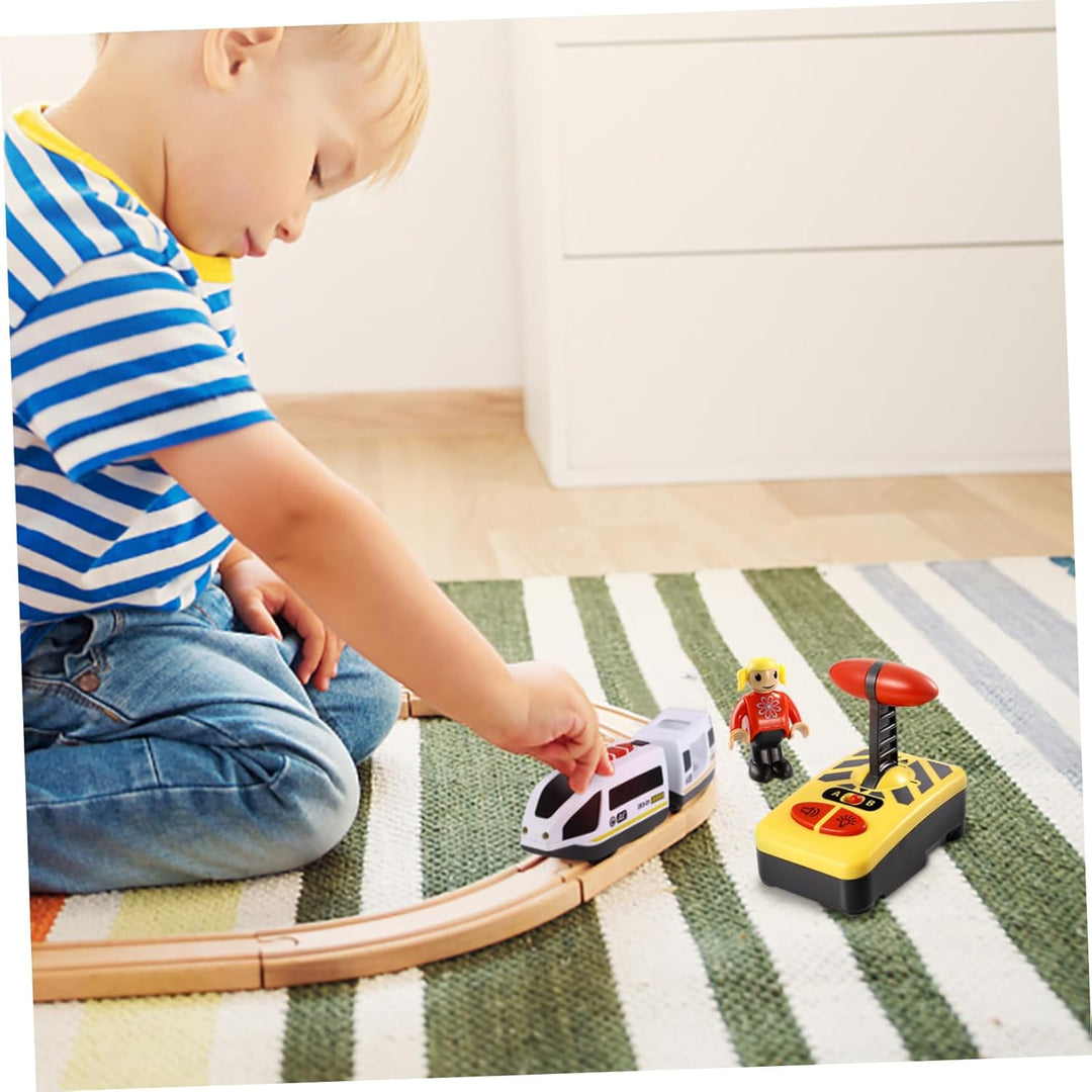 NUOBESTY RC Elektrozug Spielzeug Mini Fernbedienung Kinder Eisenbahn Spielzeug Knopf RC Fahrzeug Ler