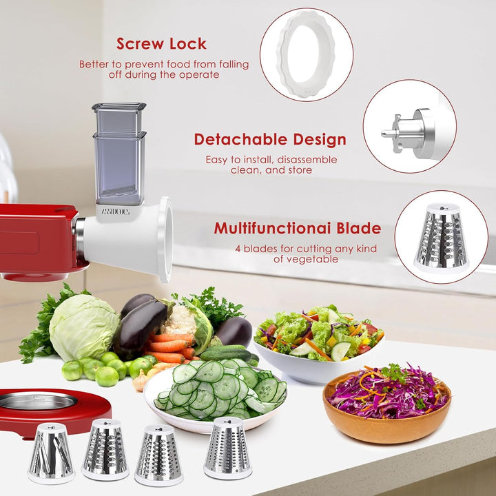 Gemüseschneider für KVC/KVL Kenwood Zubehör, Edelstahl Gemüse Schneider für Kenwood Zubehoer, Gemüse