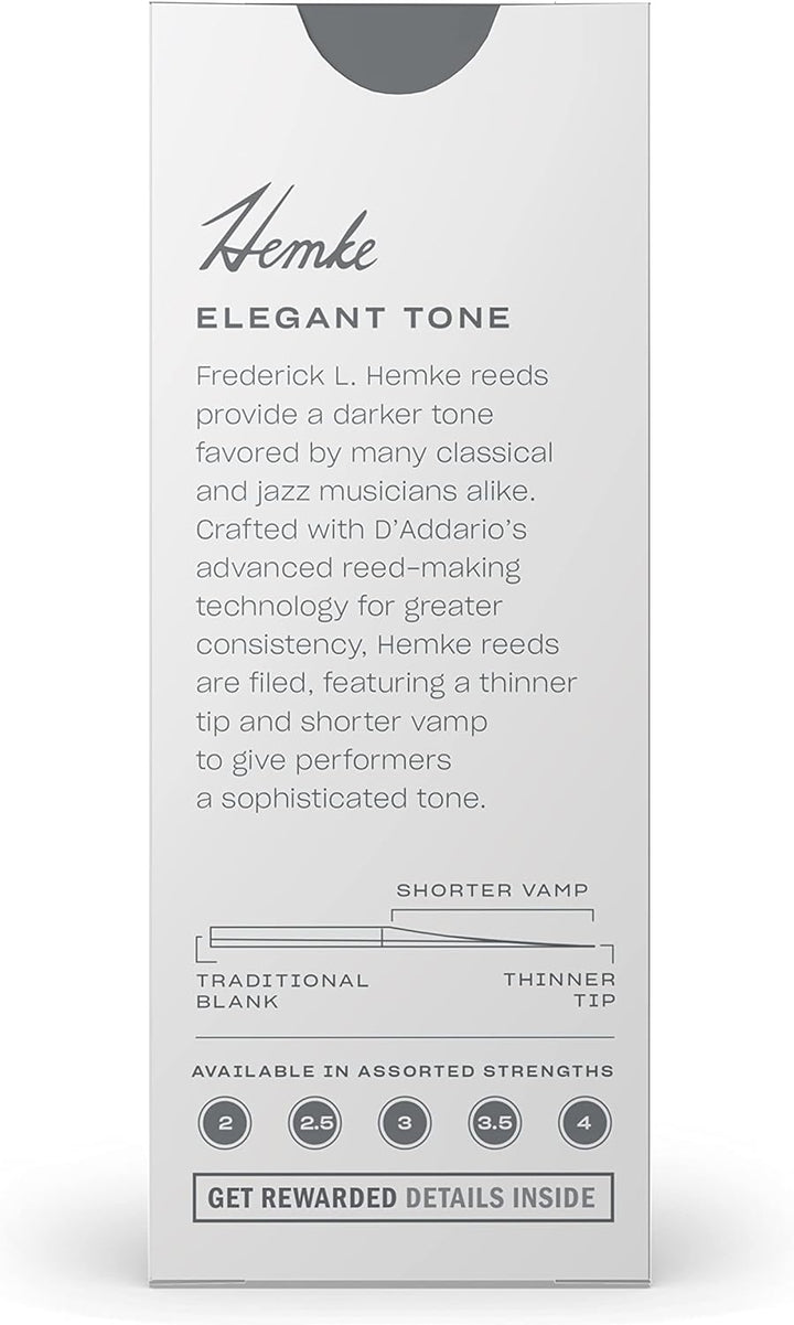 Frederick L. Hemke Blätter für Baritonsaxophon Stärke 3.0 (5 Stück), Stärke 3.0