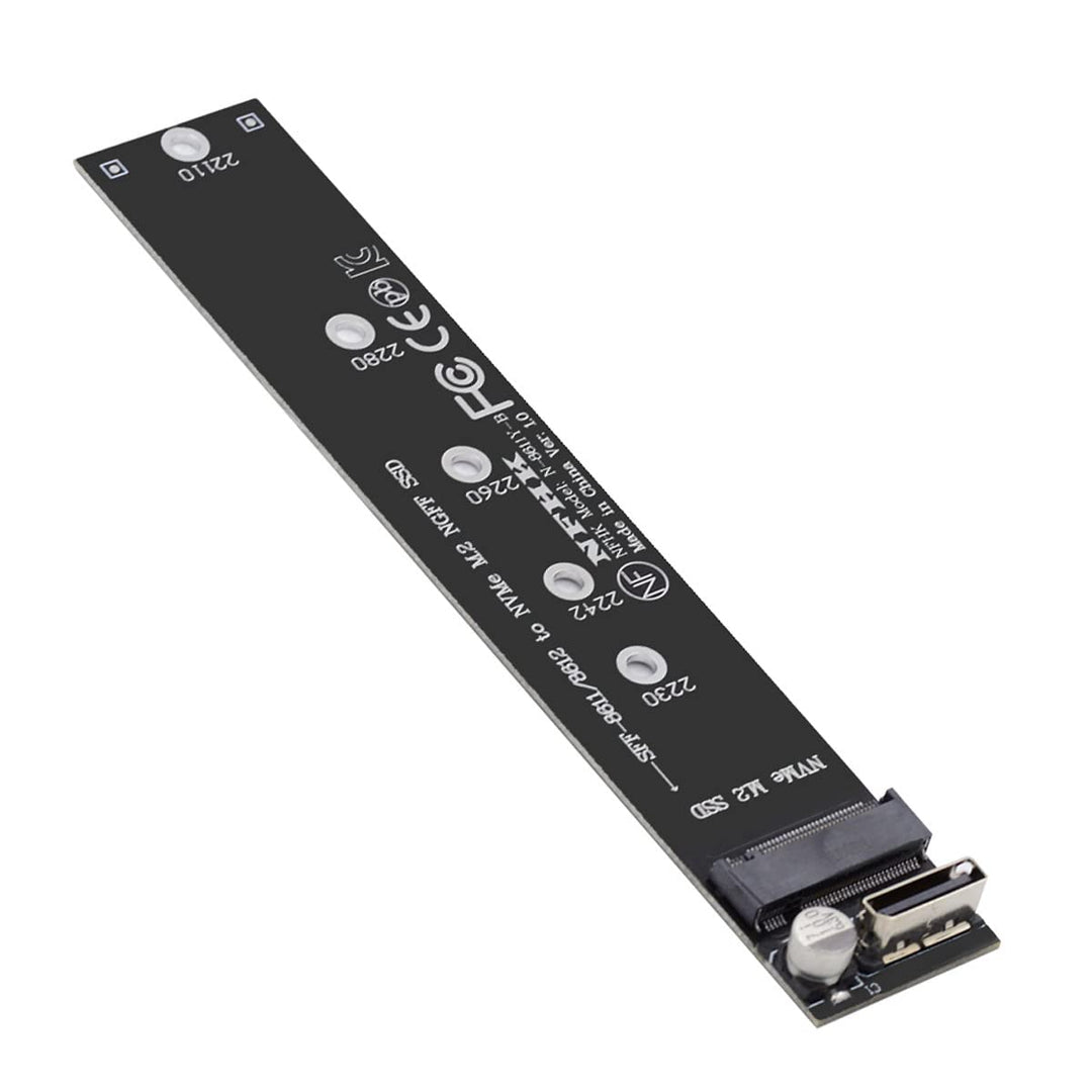 NFHK Oculink SFF-8612 SFF-8611 auf M.2 Kit NGFF M-Key auf NVME PCIe SSD 2280 22110mm Adapter für Mai
