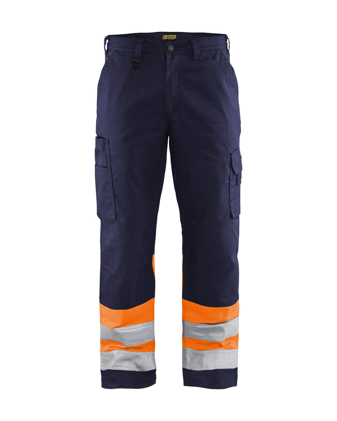 Blaklader 15641811 Hose mit hoher Sichtbarkeit, Marineblau/Orange, grootte D84 D84 Marine Bleu/Orang