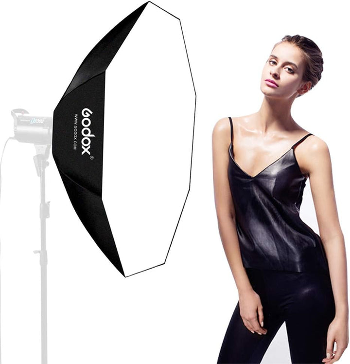 GODOX Softbox 120cm 47in Achteckige Softbox mit Bowens Halterung Softboxen für Blitzgerät Speedlite