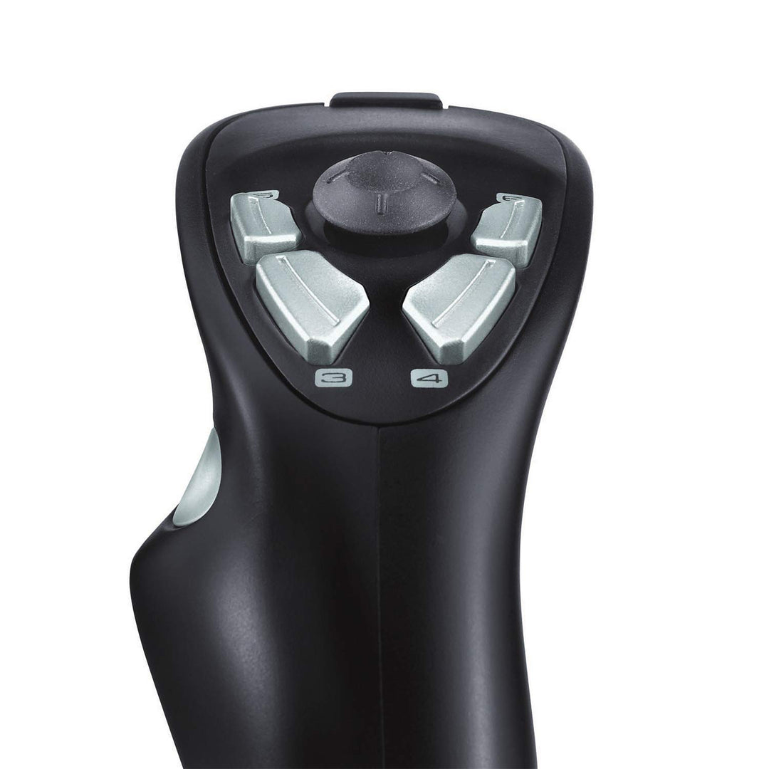 Logitech G Extreme 3D Pro Joystick, Drehknopf Rudersteuerung, 12 Programmierbare Tasten, 8-Wege Rund