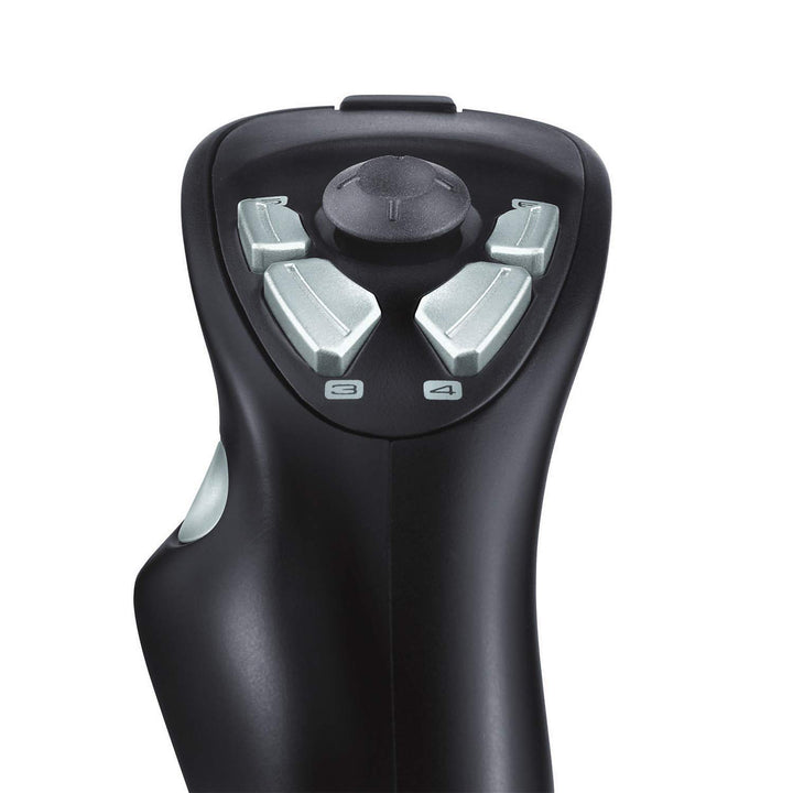 Logitech G Extreme 3D Pro Joystick, Drehknopf Rudersteuerung, 12 Programmierbare Tasten, 8-Wege Rund