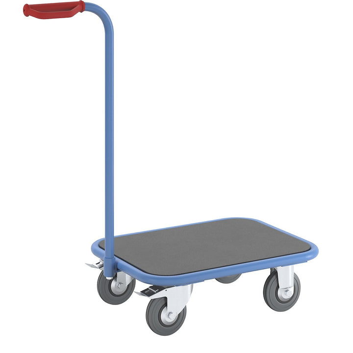 eurokraft | Griffroller | Tragfähigkeit 250 kg | 1 Ladefläche | 600 x 450 mm