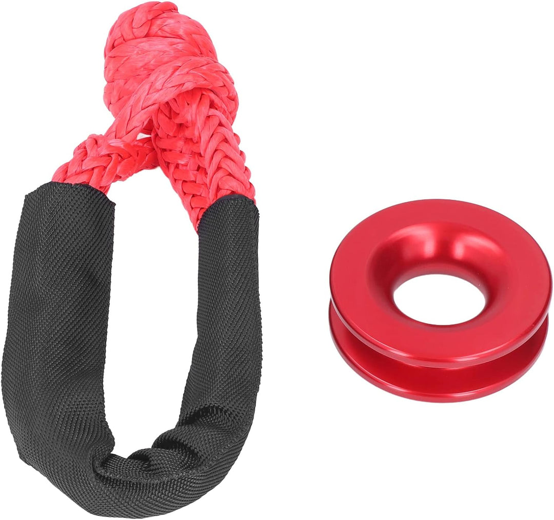 Fydun Synthetisches Weiches Schäkelseil Wiederherstellungsring Kit Synthetisches Weiches Schäkelseil