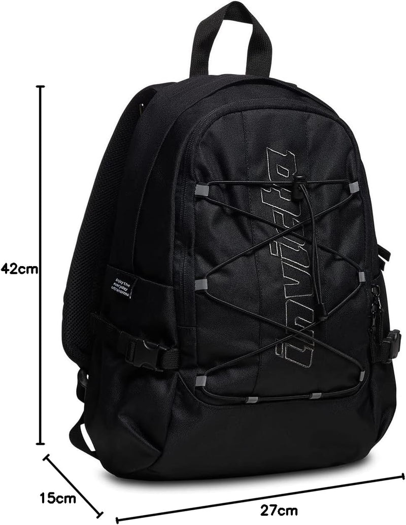 INVICTA ACT SMALL Rucksack aus nachhaltigem Stoff, Praktisch & Unisex, mit Laptopfach, Büro, Reise,