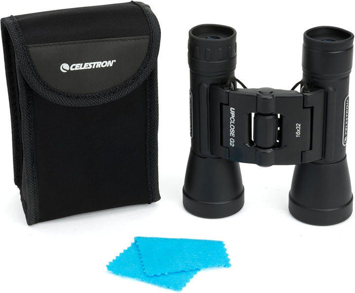 Celestron UpClose G2 16x32 (16-fach, 32mm) Dachkant-Fernglas mit Tasche 16x32 Dachkant Fernglas, 16x