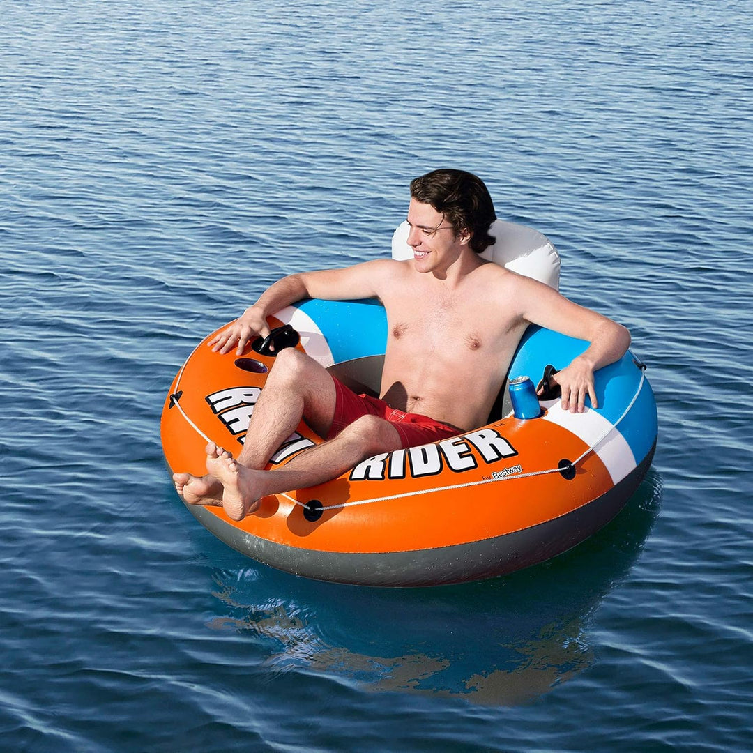 BESTWAY Coolerz Rapid Rider Tube 135 cm, Schwimmringsessel