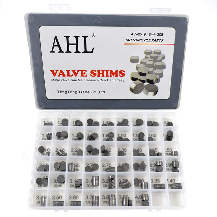 AHL Durchmesser: 9.48mm 4 x 52pcs Ventil Shim Ventile einstellen für Kawasaki VN800B Vulcan 800 Clas