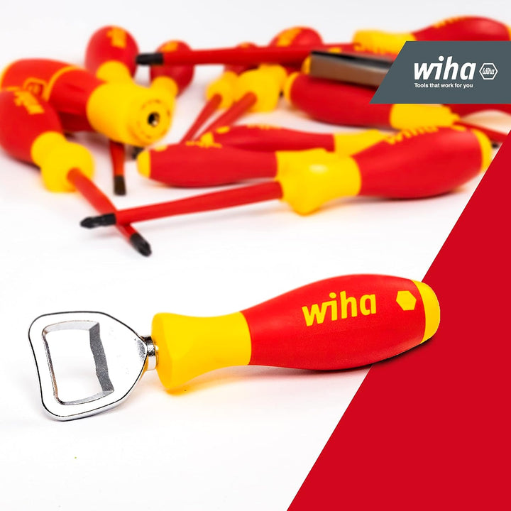Wiha LiftUp 26one® Schraubendreher 13-tlg. mit Doppelbit Set im Griff I Bithalter I Innenvierkant, I